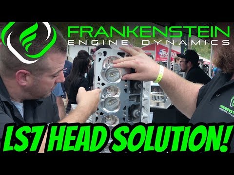 LS7 Cylinder Head Dropped Valve Solution with Frankenstein Engine Dynamics