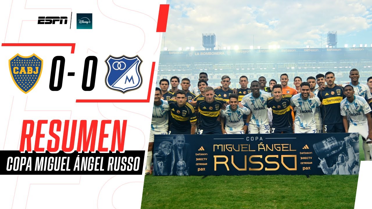 EL XENEIZE EMPATÓ ANTE LOS MILLOS EN UN EMOTIVO HOMENAJE A RUSSO | Boca 0-0 Millonarios | RESUMEN