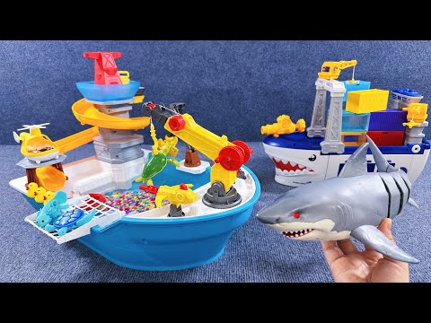 20 minutes of satisfying unboxing，Zuru Robo Alive Boats & Sliding Ship Playset ASMR | Toy Review