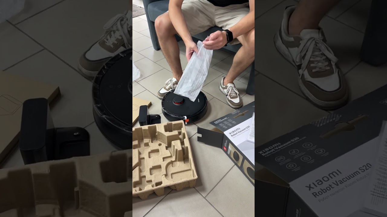 Unpacking Xiaomi Robot Vacuum S20