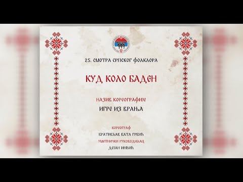 Švajcarska Smotra Srpskog Folklora 2023 - Dietikon - KUD KOLO Baden - Igre iz Vranja
