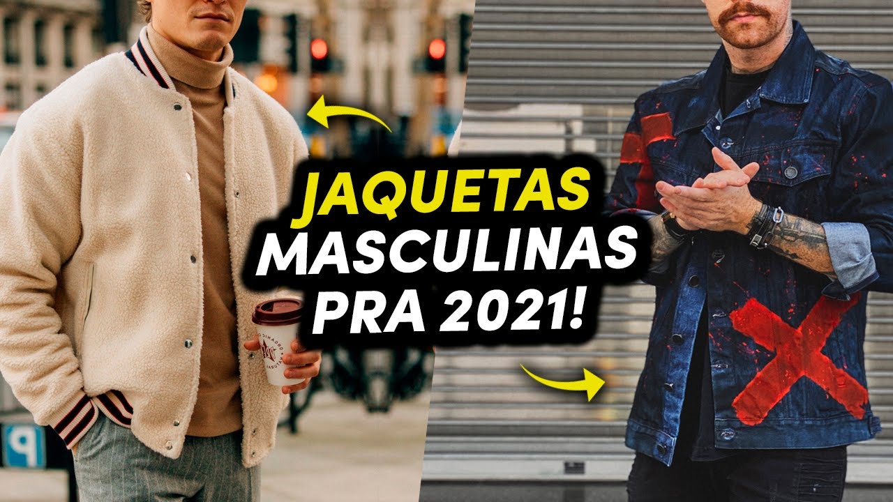 5 JAQUETAS MASCULINAS que vão BOMBAR em 2021 (você usaria)
