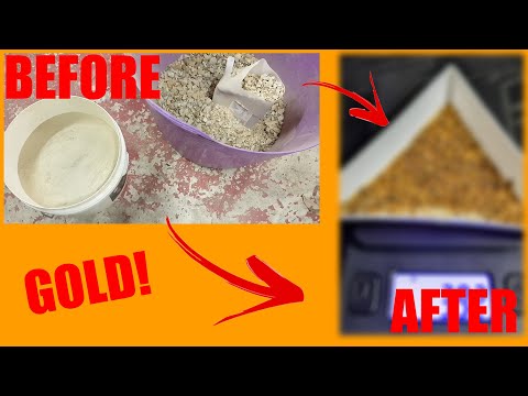 Crushing GOLD RICH Quartz