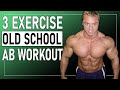 3 Exercise Old School Ab Workout (WOW)