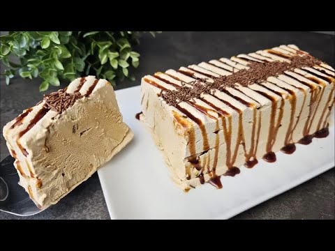 Only 4 ingredients!! Semifreddo in 5 minutes!! everyone nearby will ask for the recipe.