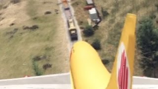 GTA V: Crashing Jumbo Plane Into Train