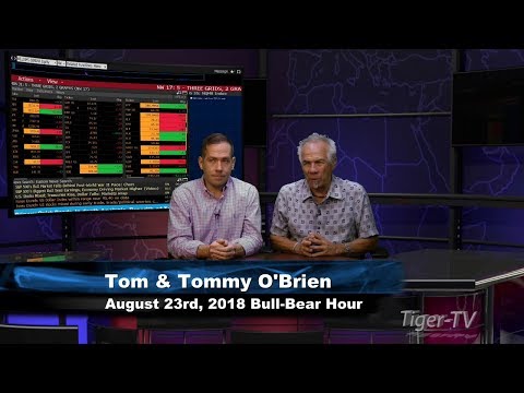 August 23rd Bull-Bear Nadex Option Hour on TFNN - 2018