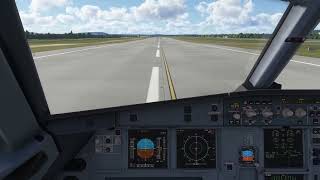 Landung Zürich RWY 34 A320 Neo