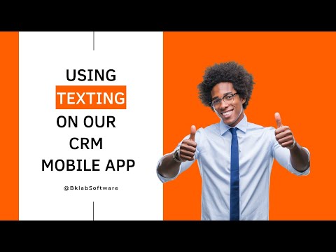 Master Texting & Mobile App: Connect with Leads Instantly Using Bklab's CRM Software Mobile App.
