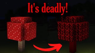 If you see this unusual Mushroom in your world, Don't touch it! (Minecraft Creepypasta)