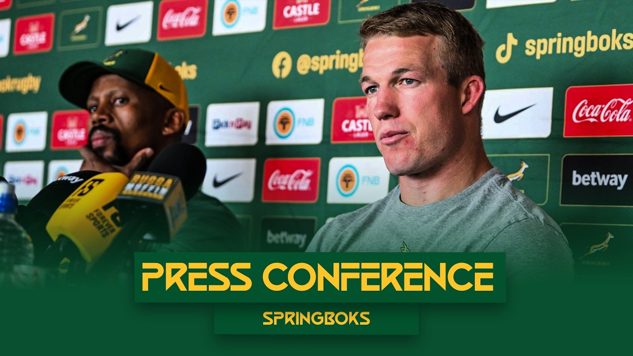 Pieter-Steph du Toit & Mzwandile Stick | Springbok Press Conference | 10 July 2026