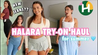 Trying on HALARAS Summer MUST HAVES -Jeans & B