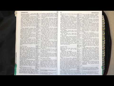 Holy Bible - Genesis 21 : 1 - 34