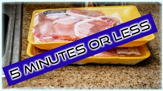 How to Quickly Defrost Frozen Meat In Under 5 Minutes | Step by Step Instructions | The simple way