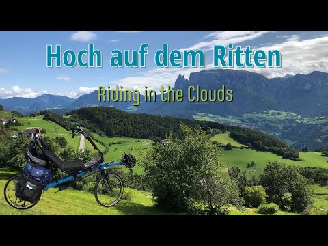 Hoch auf den Ritten mit dem Fahrrad