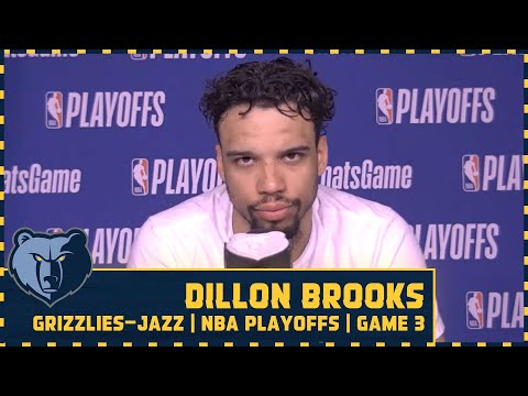 MEMvUTA: Dillon Brooks Postgame Locker Room Interview - Game 3 - NBA Playoffs 2021