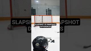 SLAPSHOT VS SNAPSHOT DIFFERENCES #hockeycoaching #hockeytraining