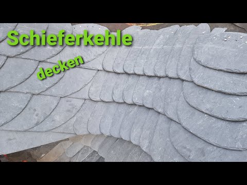 Schieferkehle live - Schieferdach Dresden - Schieferdecker aus Sachsen - Kragengebinde