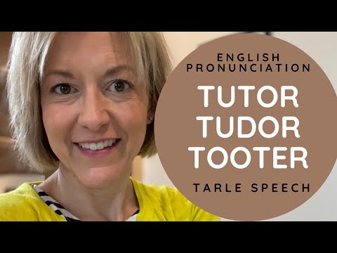 Learn to Pronounce TUTOR, TUDOR, TOOTER - American #English Homophone Pronunciation Lesson