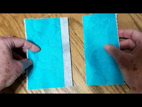 How to Join Pre Quilted Blocks "Quilt As You Go" from Free-Motion Mastery in a Month