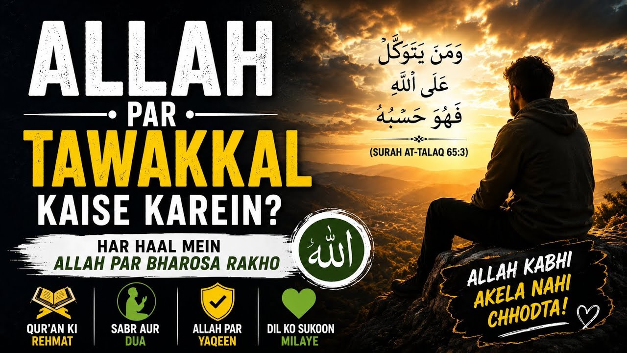 Allah Par Tawakkal Kaise Karein? | Trust Allah in Every Situation
