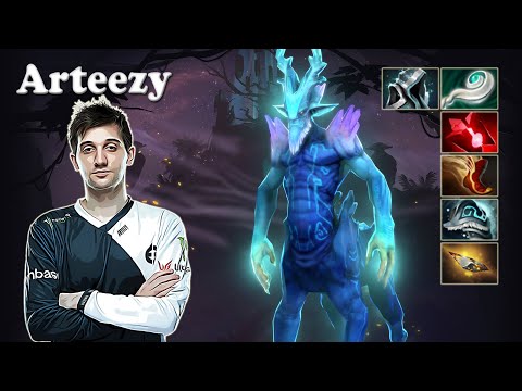 Arteezy - Leshrac Safelane | Dota 2 7.30 Gameplay