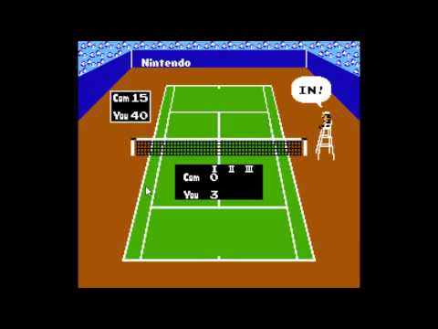 Tennis NES Playthrough