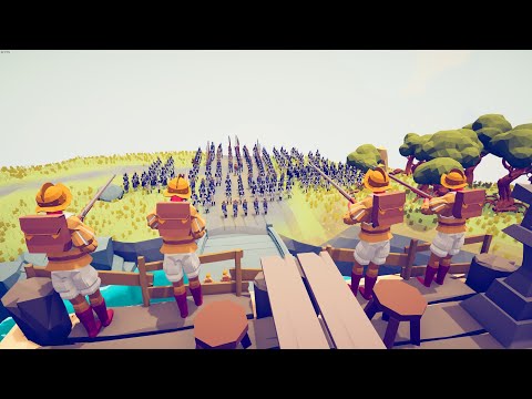 CAN 80x SPANISH SOLDIER PROTECT KING? - Totally Accurate Battle Simulator TABS