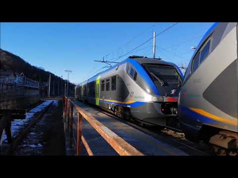 I MIEI ULTIMI TRANSITI DEL 2018: E.464+MINUETTO D. A ROBILANTE (CN) LUN. 31 - 12 - 2018