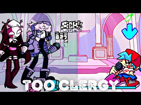 FNF Mid Fight Masses - Too clergy | gameplay