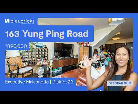 Executive Maisonette | 163 Yung Ping Road | 4-Room HDB | $890,000 | bleubricks By PLB | Deborah