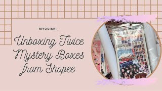 Download lagu Unboxing TWICE Mystery Boxes from Shopee mp3