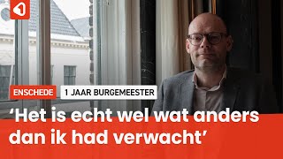 Roelof Bleker over zijn eerste jaar als burgemeester van Enschede