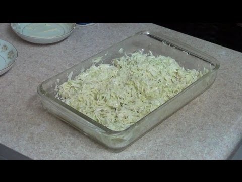 Col Al Ajillo - Como hacer una Ensalada de Col - PekisKitchen