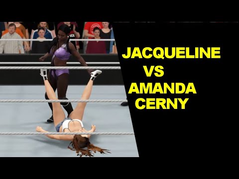 WWE 2K17 Jacqueline vs Amanda Cerny - No Holds Barred