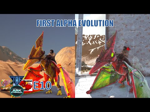 ALPHA EVOLUTION TIME! Modded Ark - Ark Survival Evolved - Ark Eternal Shiny Dinos E10