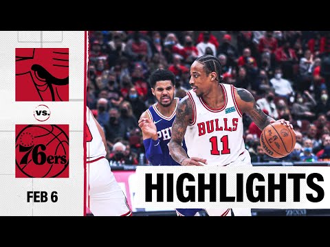 HIGHLIGHTS: Chicago Bulls fall to Sixers despite DeMar DeRozan's 45 points