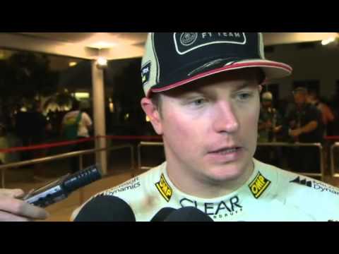 Kimi Raikkonen Post Race Interview BBC Abu Dhabi 2012