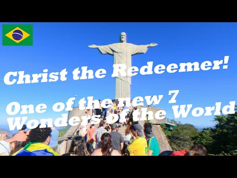 Riding🚆The Train To The Majestic STATUE Of Christ The Redeemer, Walking Tour 4K, Rio de Janeiro, BR