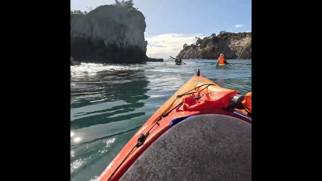 Kayak trip to Motuihe island #kayaktrip #seakayaking #island #newzealand