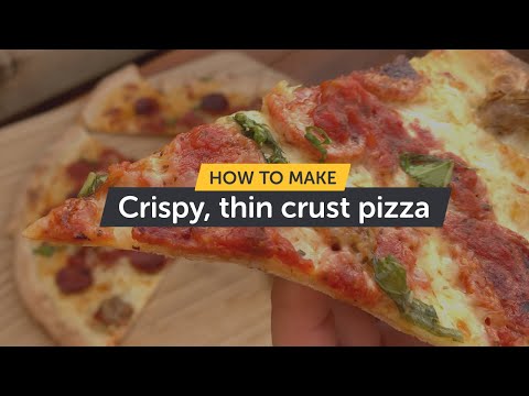 How To Make Thin Crust Pizza From Scratch | Making Pizza At Home