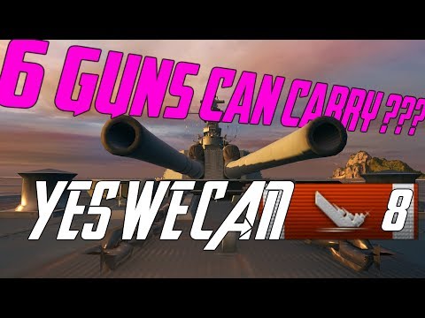 New USS Georgia 8 KILLS CARRY || World of Warships