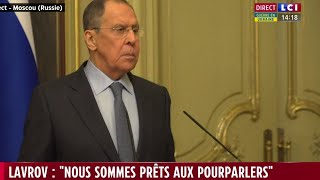 Sergueï Lavrov "Nous sommes prêts aux pourparlers"