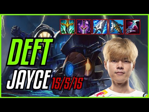 DEFT - JAYCE vs ZIGGS MID - KR CHALLENGER - PATCH 11.8