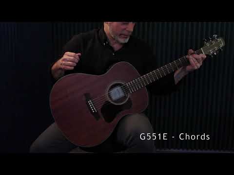 Пример звучания электроакустической гитары Walden G551E
