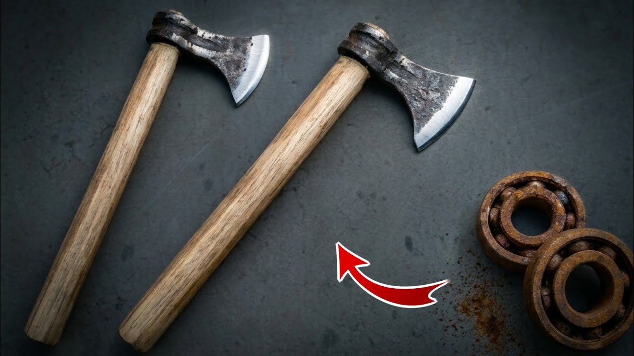 How To Make Axe 🪓 From Bearing 🔥| Making A Axe | Axe Making | kulhadi kaise banaye | Axe 