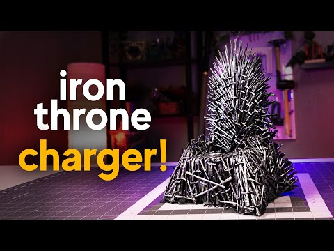 Making an Iron Throne Phone Charger || DIY