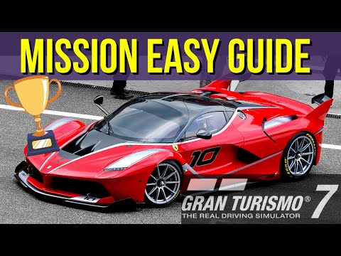 Gran Turismo 7 - Gone With The Wind Ferrari Showdown Mission Golden Easy Guide (FXX K)