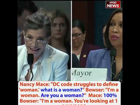 Nancy Mace asked DC Mayor Bowser: birthing person, reparation, what is a woman?