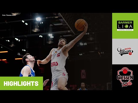 ProA: Nürnberg Falcons BC vs. GIESSEN 46ers | Highlights